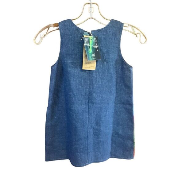 Hand Painted Girls Fairytale Denim Dress Sz 5 NWT - Picture 2 of 6